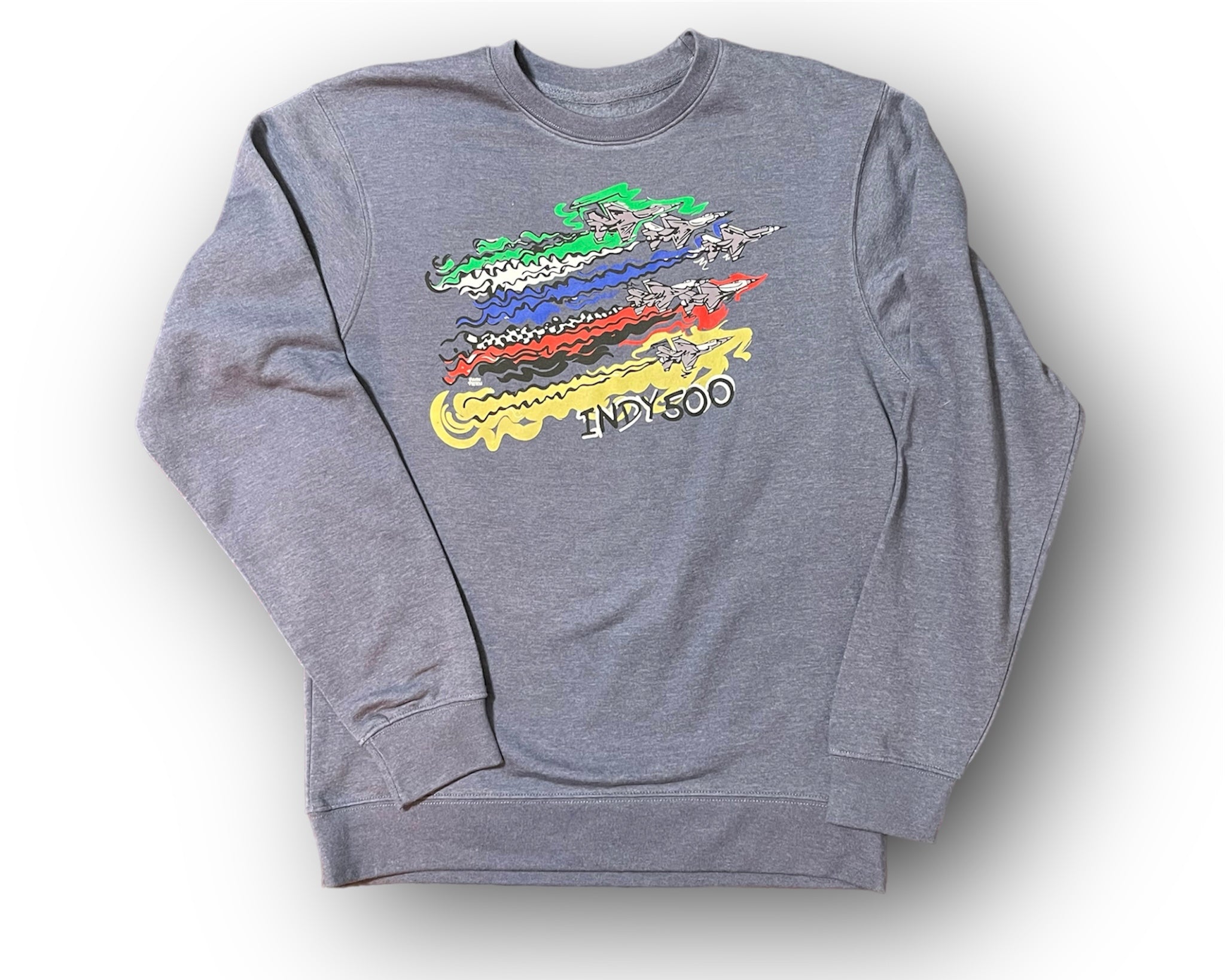 Indianapolis Motor Speedway Flyover Fleece Crew by Justin Patten