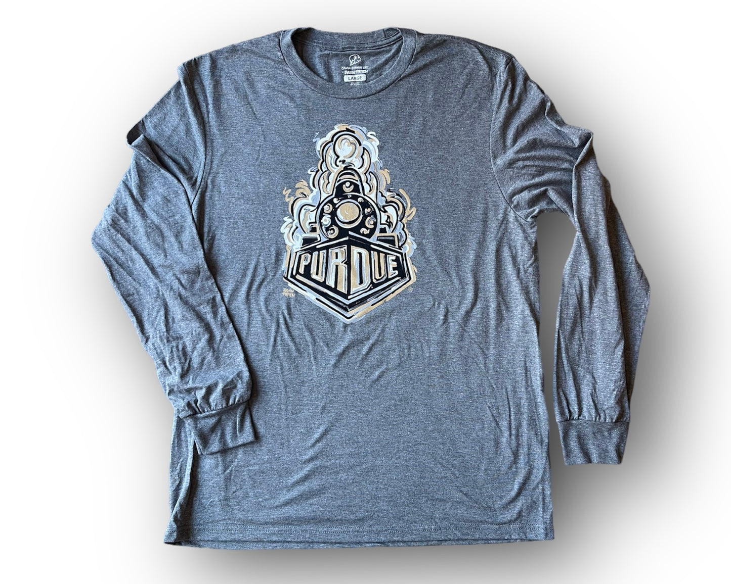 Purdue Boilermaker Special Unisex Long Sleeve Tee by Justin Patten (2 Colors)