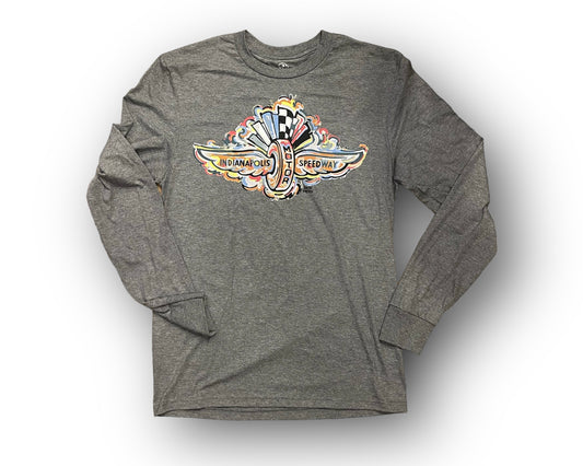 Indianapolis Motor Speedway Long Sleeve Tee by Justin Patten