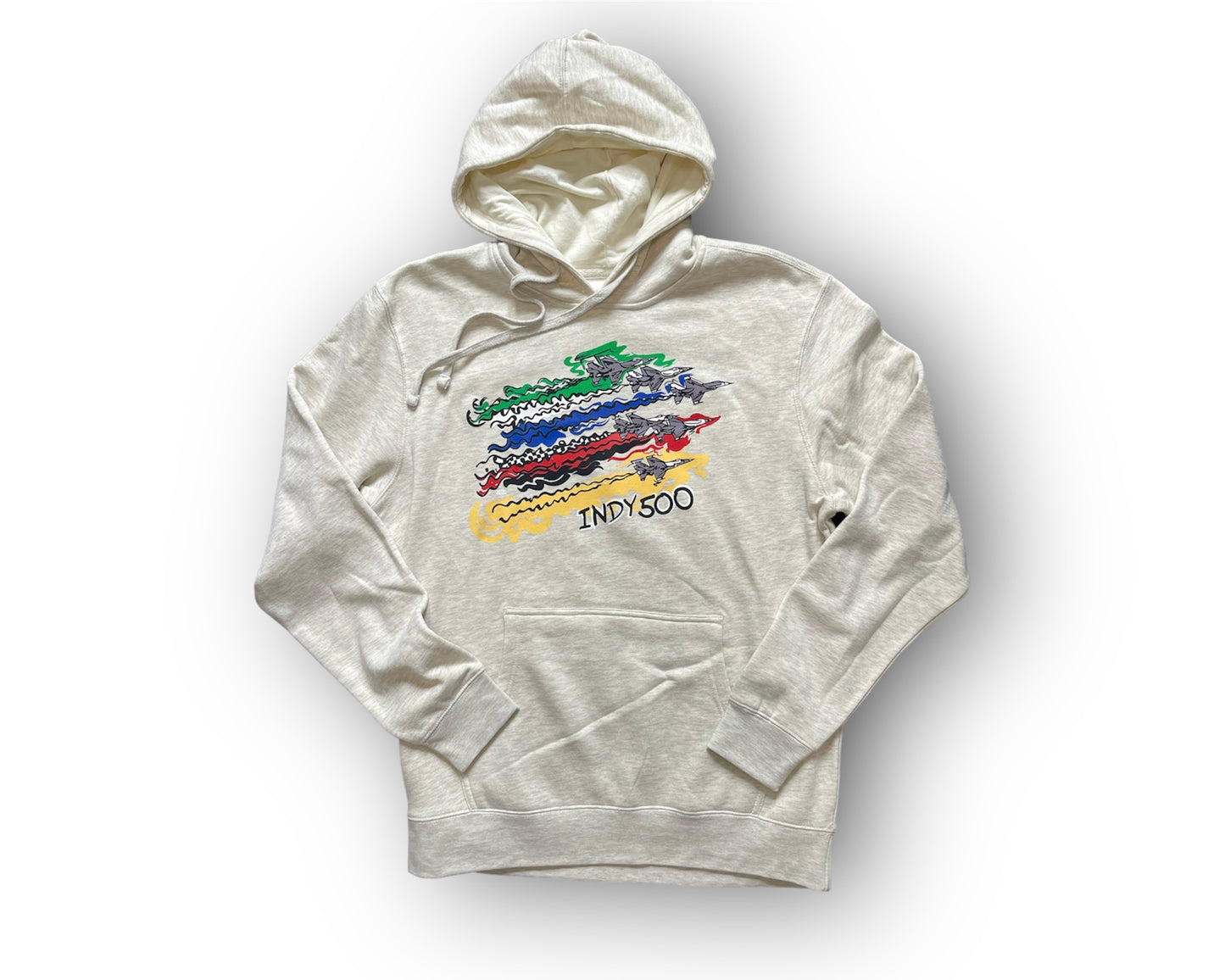 Indianapolis Motor Speedway Flyover Fleece Hoodie by Justin Patten