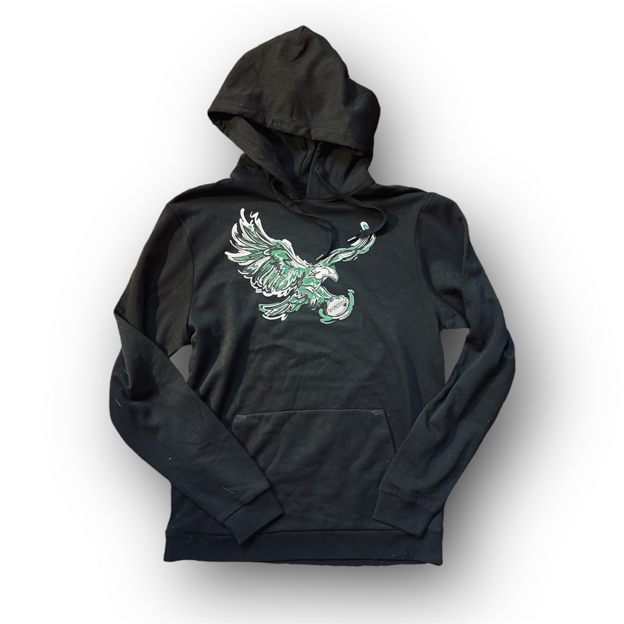 Zionsville Eagle Football Triblend Unisex Hoodie by Justin Patten (Last Two Mediums)