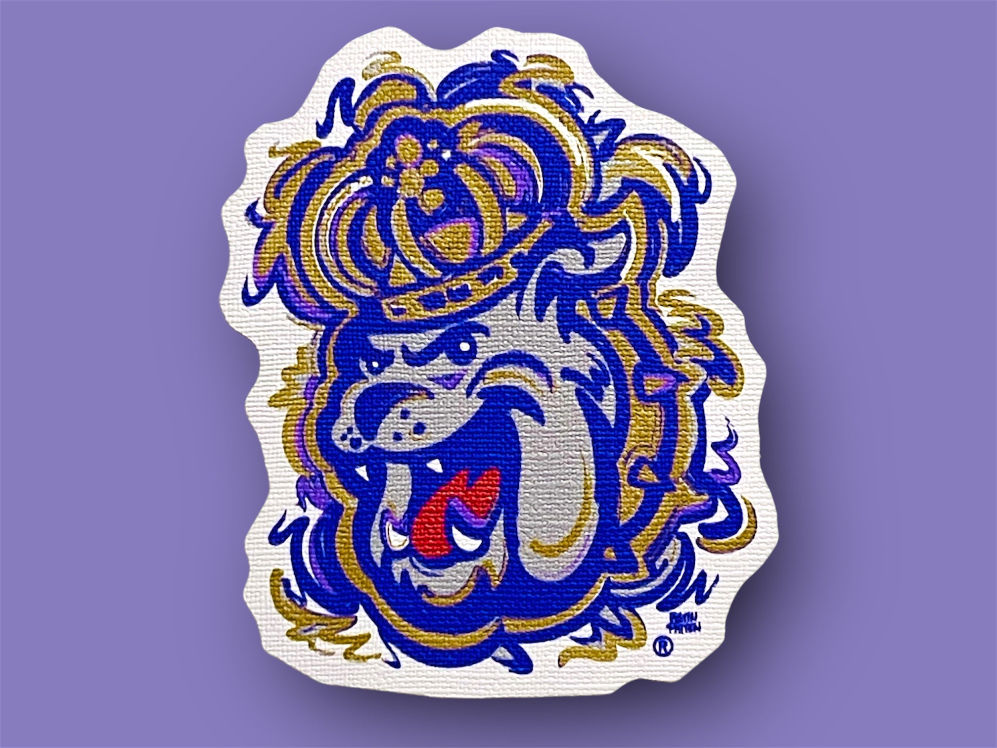 James Madison University Durable Sticker by Justin Patten (JMU)