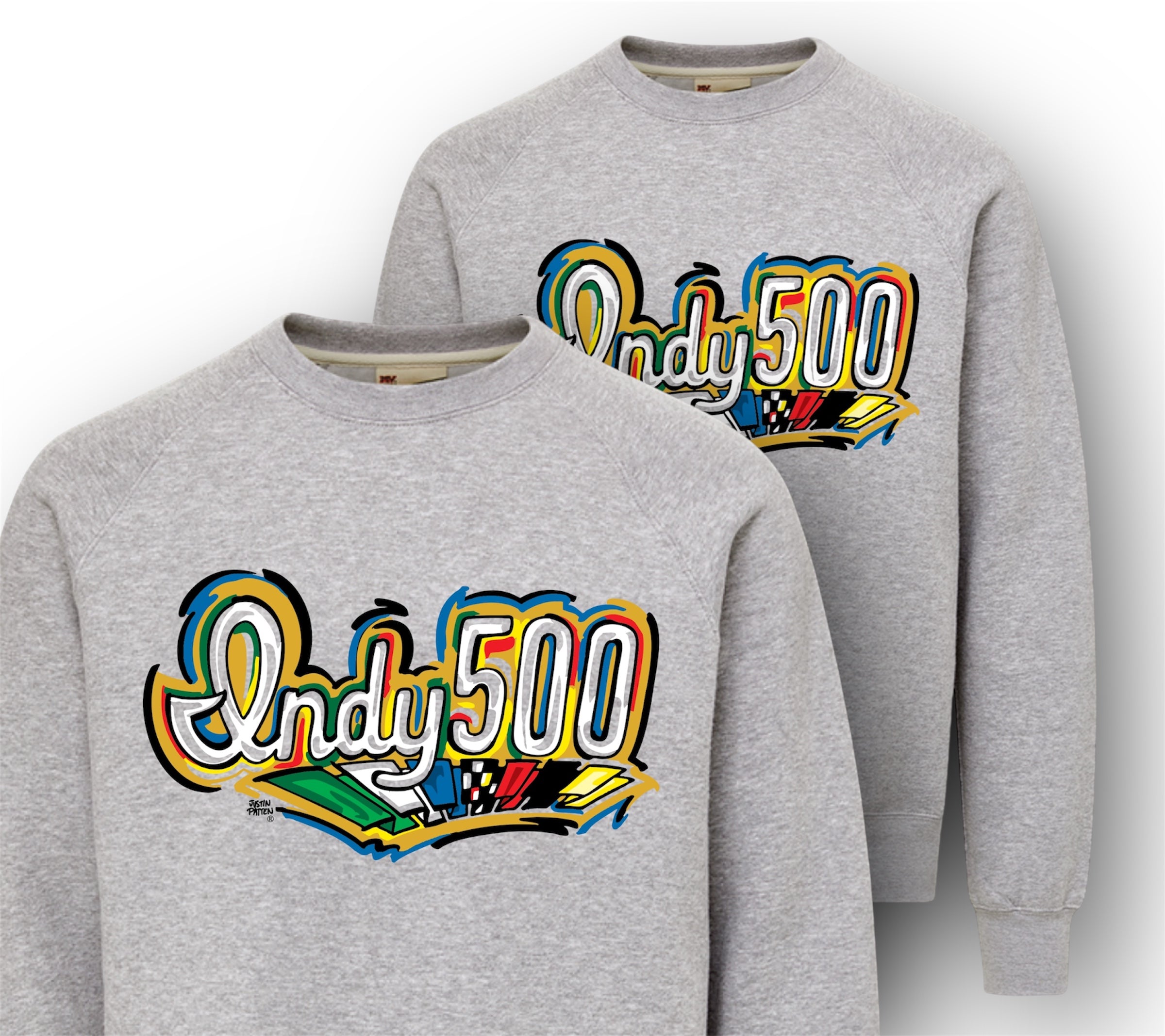 Indianapolis Motor Speedway Indy 500 Script Unisex Fleece (2 Colors)(IMS, Indy 500, Pagoda, Wing and Wheel)