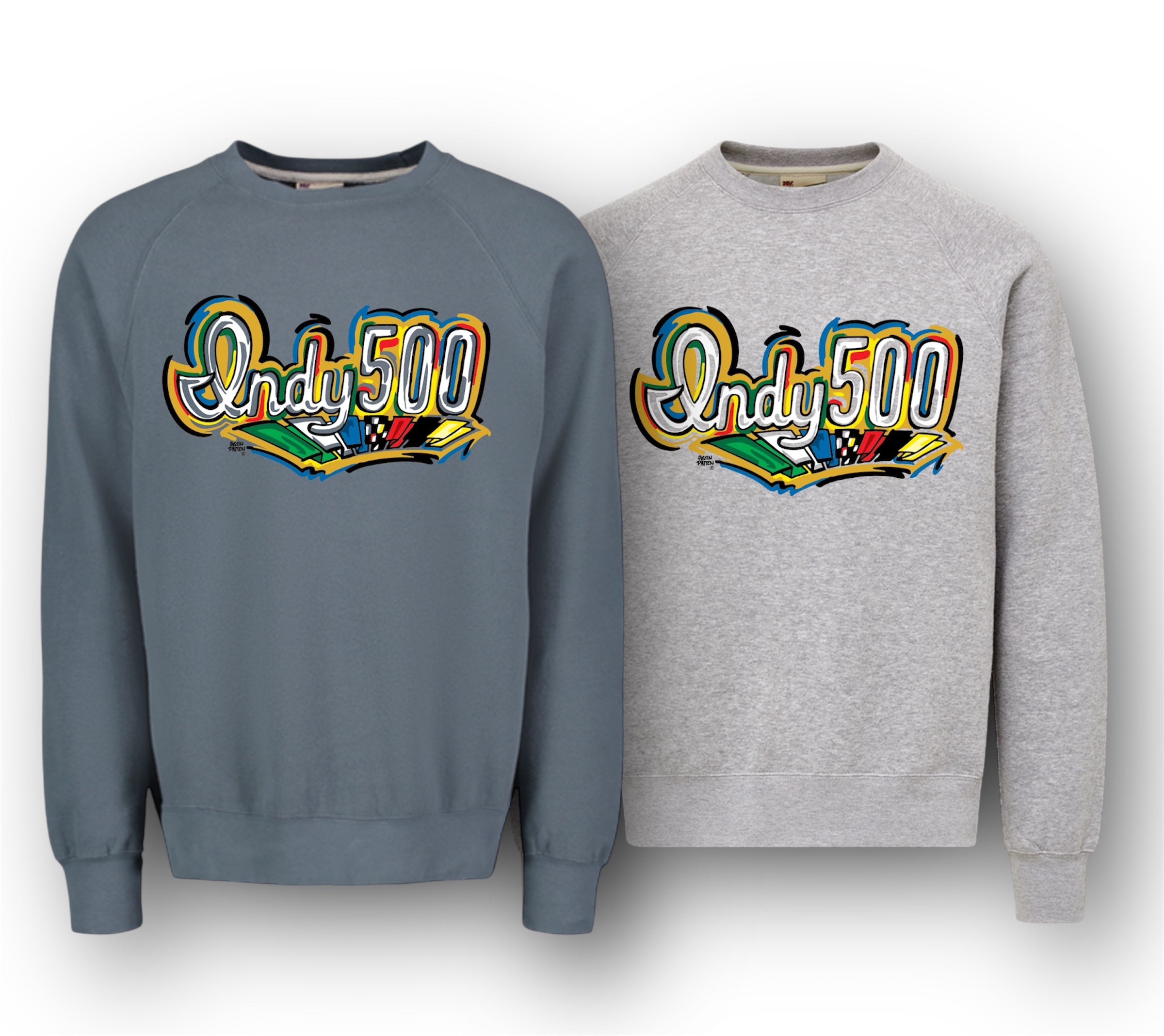 Indianapolis Motor Speedway Indy 500 Script Unisex Fleece (2 Colors)(IMS, Indy 500, Pagoda, Wing and Wheel)