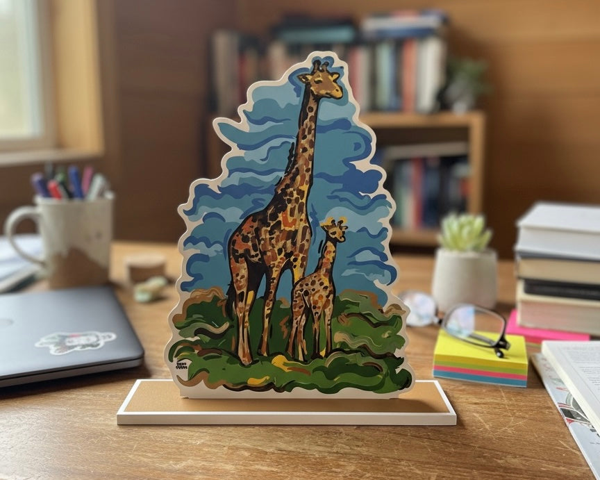 Giraffe Standee by Justin Patten (Animal Kingdom, Zoo, Animals)