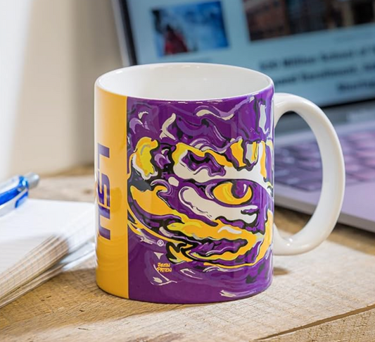 Louisiana State University Ceramic Mug by Justin Patten