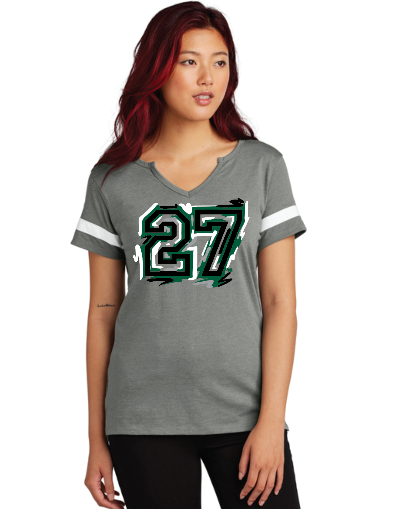 (Senior Moms 2027 Tee) Zionsville Football Unisex Women's Tee by Justin Patten