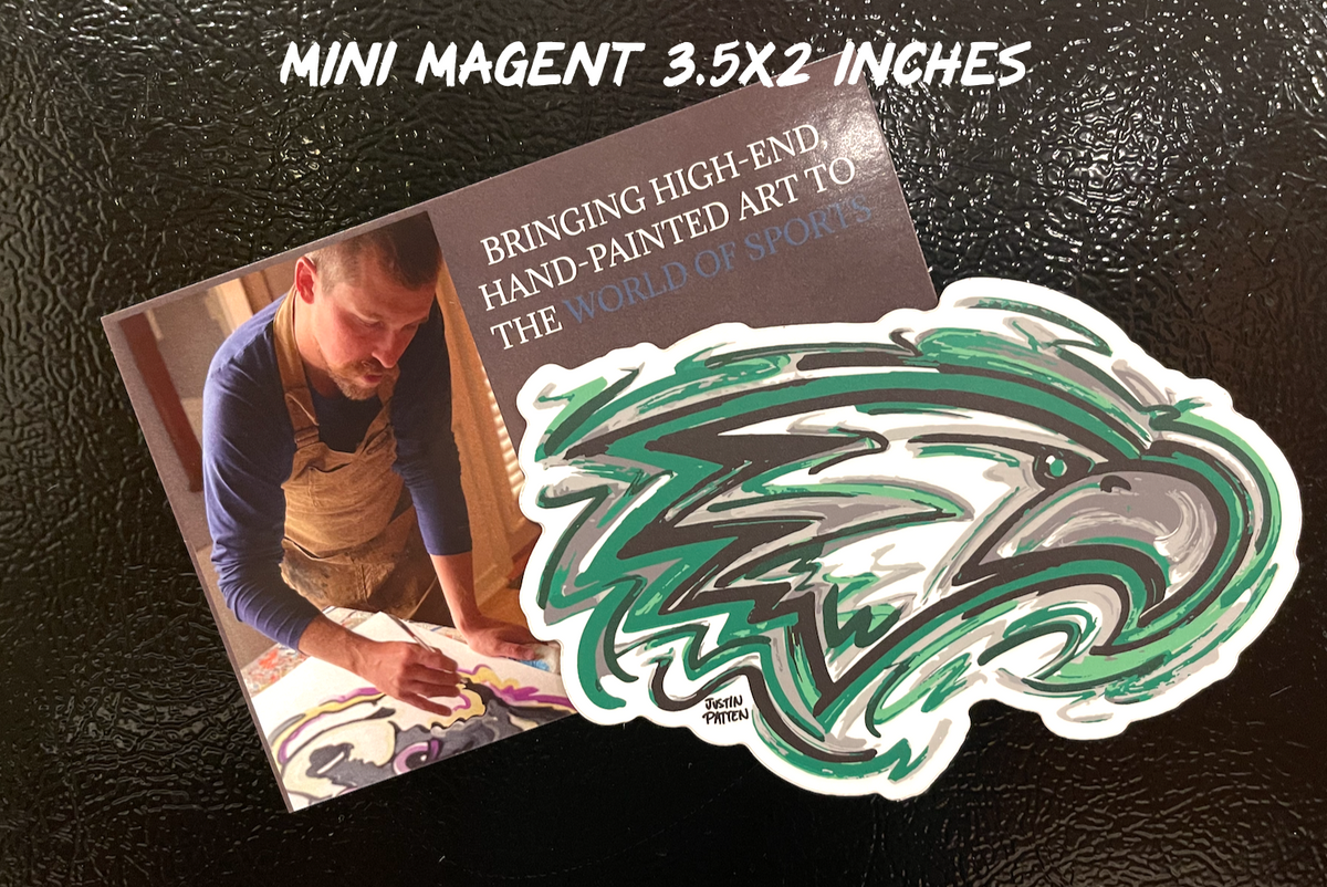 Zionsville Indiana Small Eagle Magnet by Justin Patten