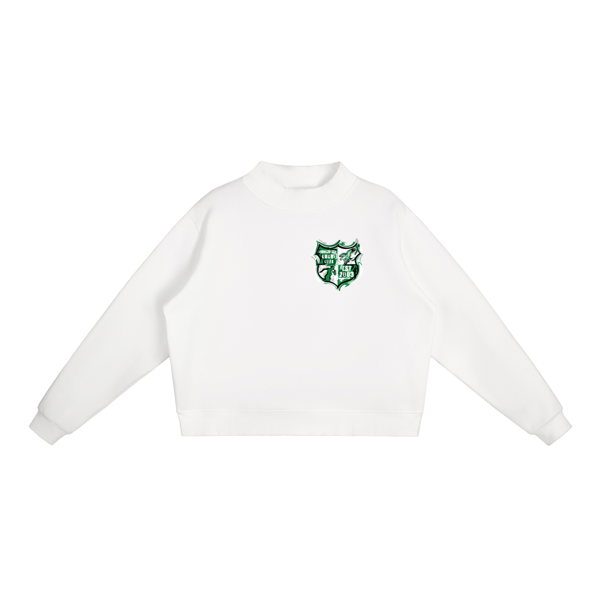 Zionsville Rugby Women's Fleece Mock-Neck Crew Sweatshirt (Zionsville Indiana)(4 Colors)