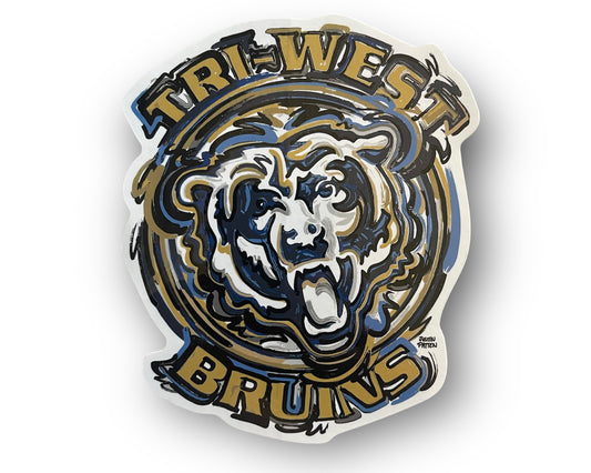 Tri- West Bruins Indiana Sticker by Justin Patten