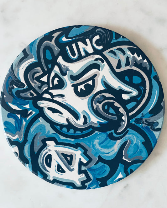 University of North Carolina Stone Coaster by Justin Patten