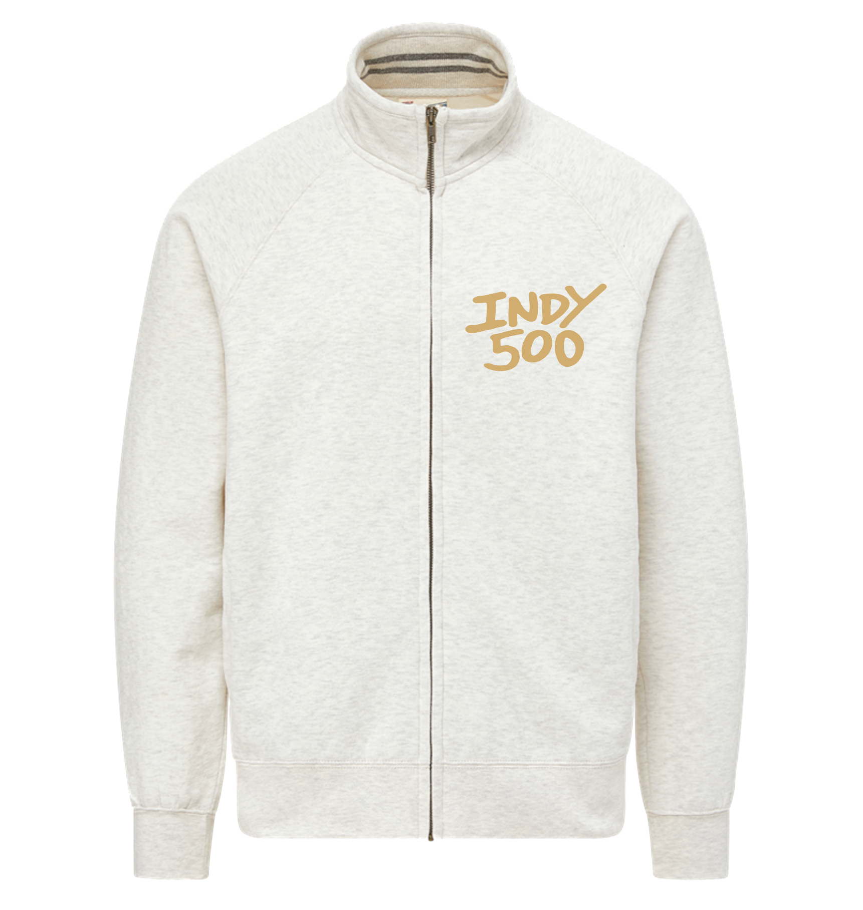 Indianapolis Motor Speedway Full Zip Wing and Wheel State Shape  Vintage Track Jacket by Justin Patten (INDY 500, IMS, Indiana)