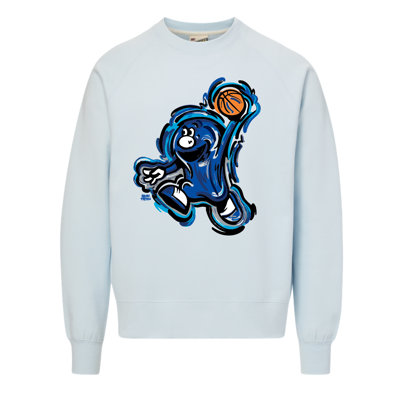 Xavier University Vintage Unisex Fleece Crew (The Blue Blob, D'Artagnan, Cincinnati, Ohio, One for All)