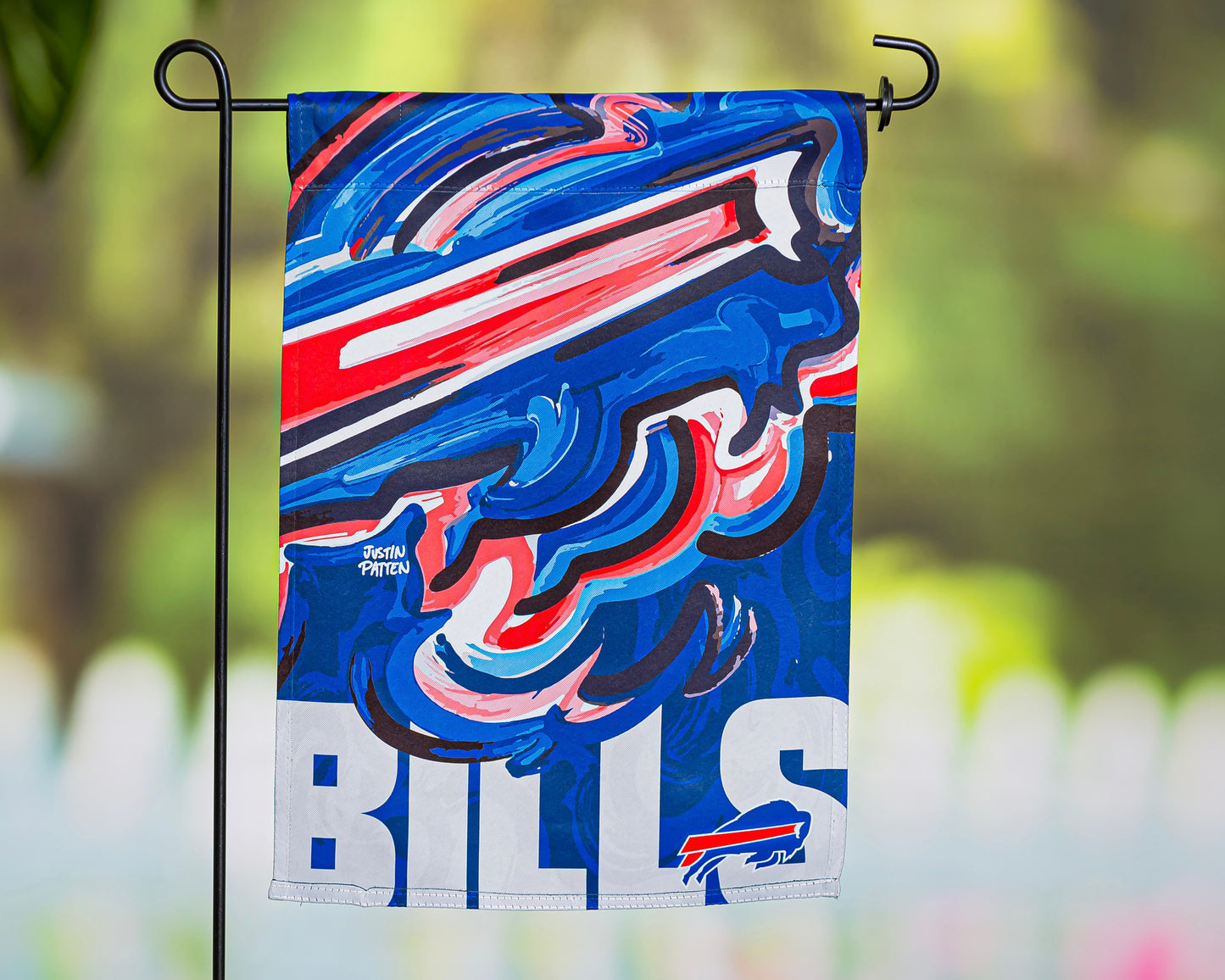 Buffalo Bills Garden Flag 12" x 18" by Justin Patten