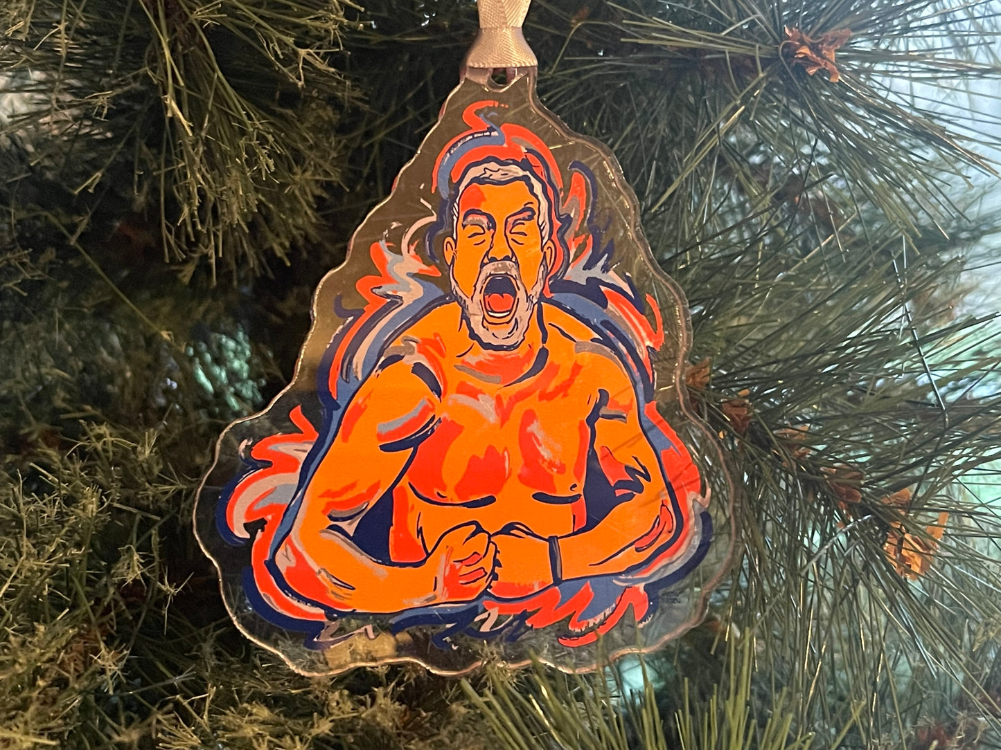 Auburn University Bruce Pearl Ornament by Justin Patten