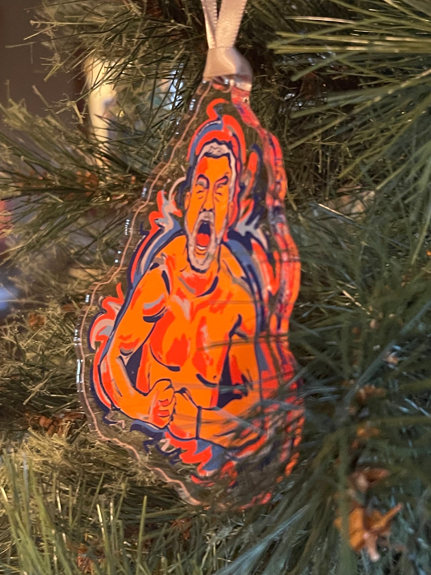 Auburn University Bruce Pearl Ornament by Justin Patten