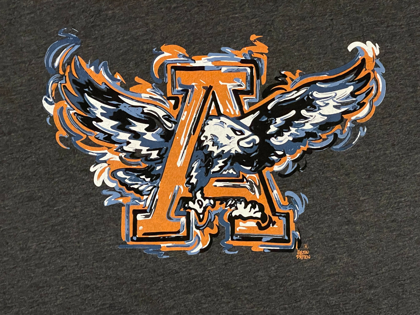 Auburn University War Eagle Short Sleeve Unisex Tee by Justin Patten