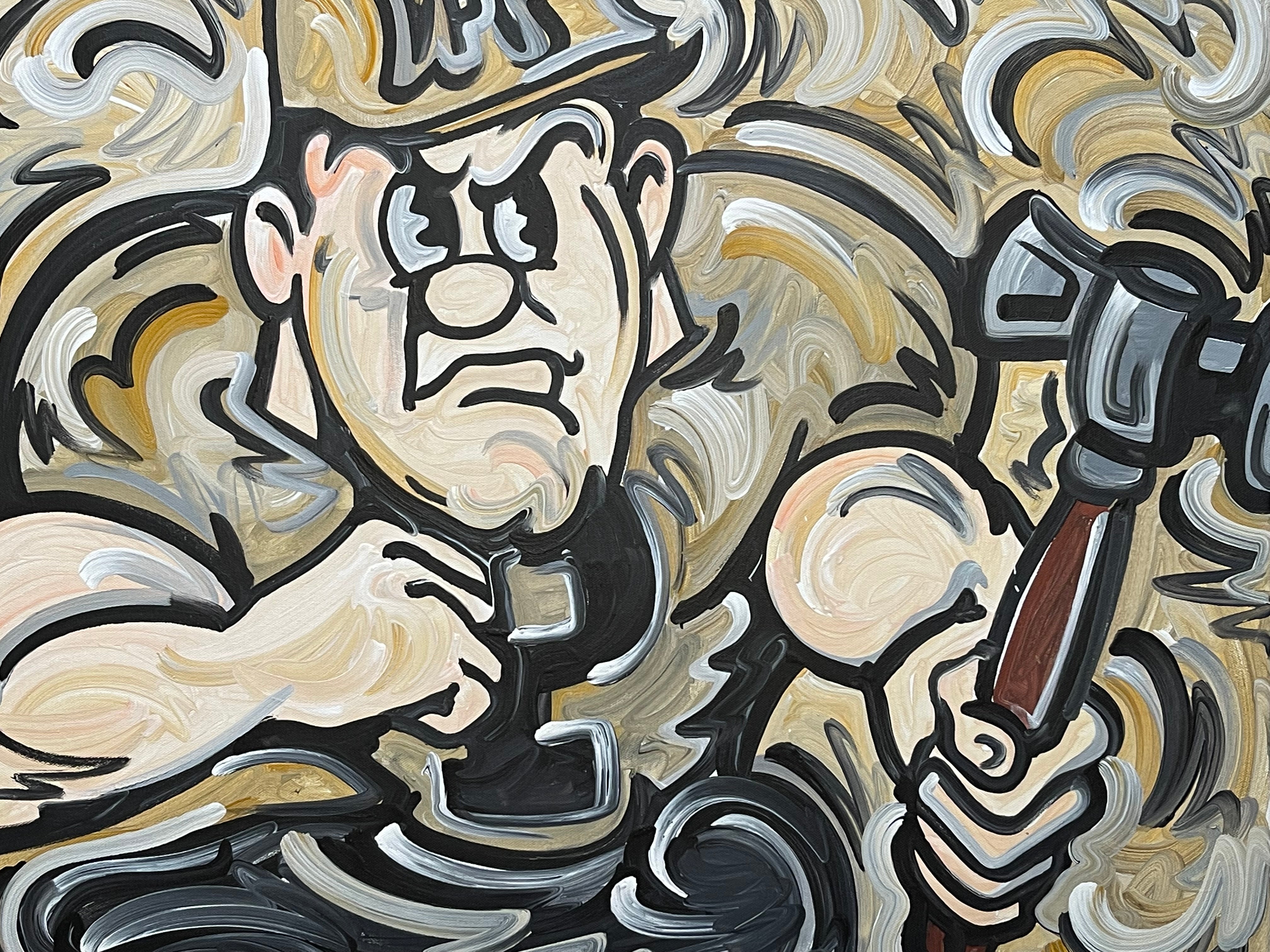 Purdue Pete Painting by Justin Patten 30x24 (Custom Painting)