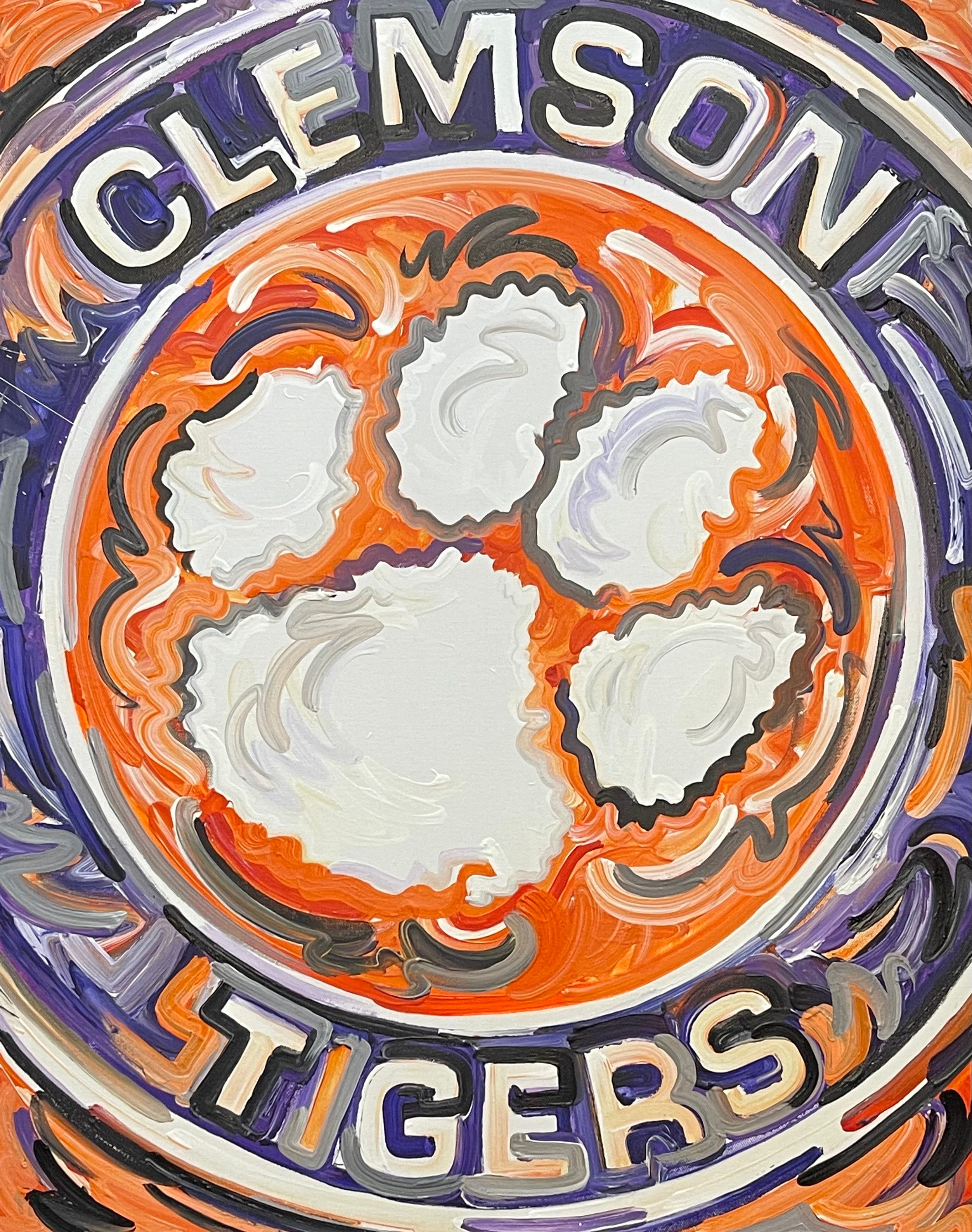 Clemson University Painting by Justin Patten 24x30 (Finished Painting)