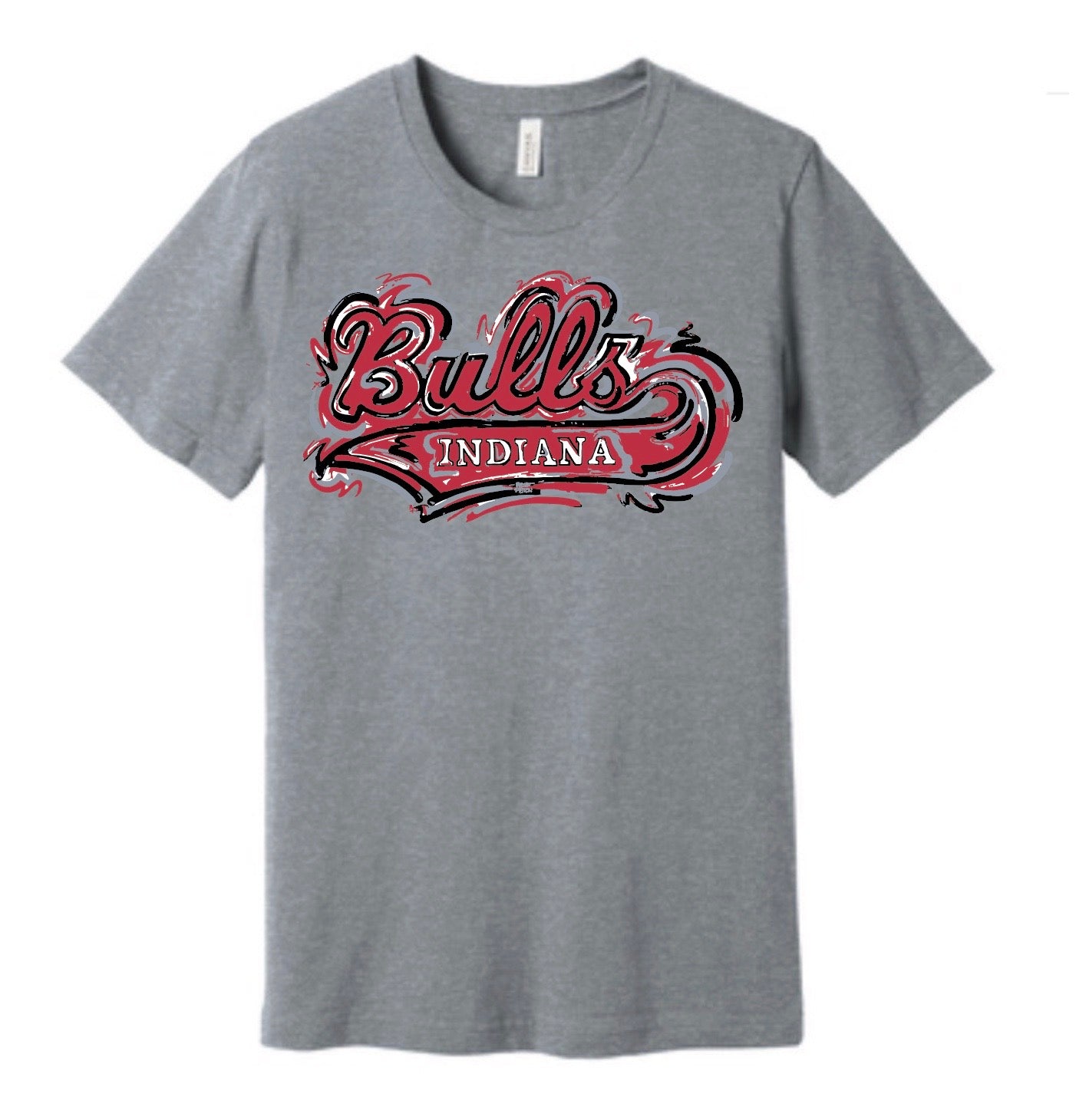 Indiana Bulls Unisex Tee by Justin Patten (3 Colors)