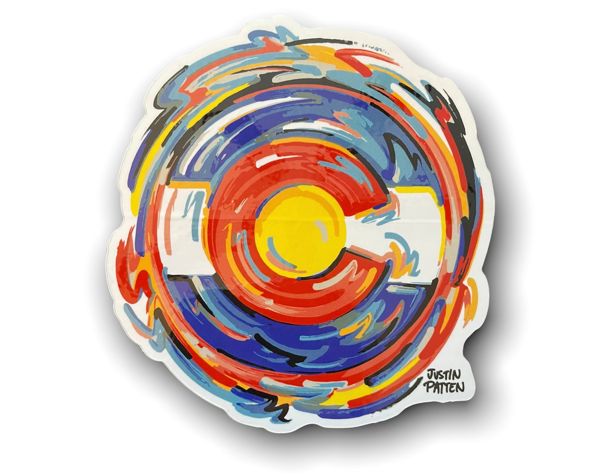 Colorado Vinyl Sticker by Justin Patten