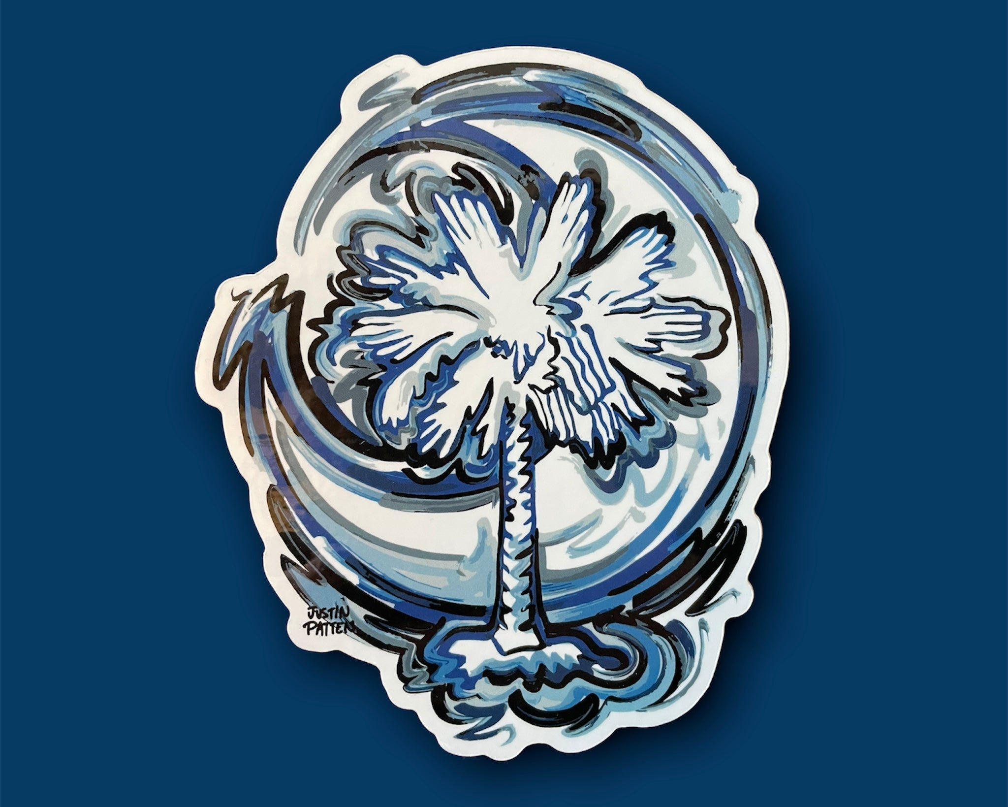 South Carolina Vinyl Sticker by Justin Patten