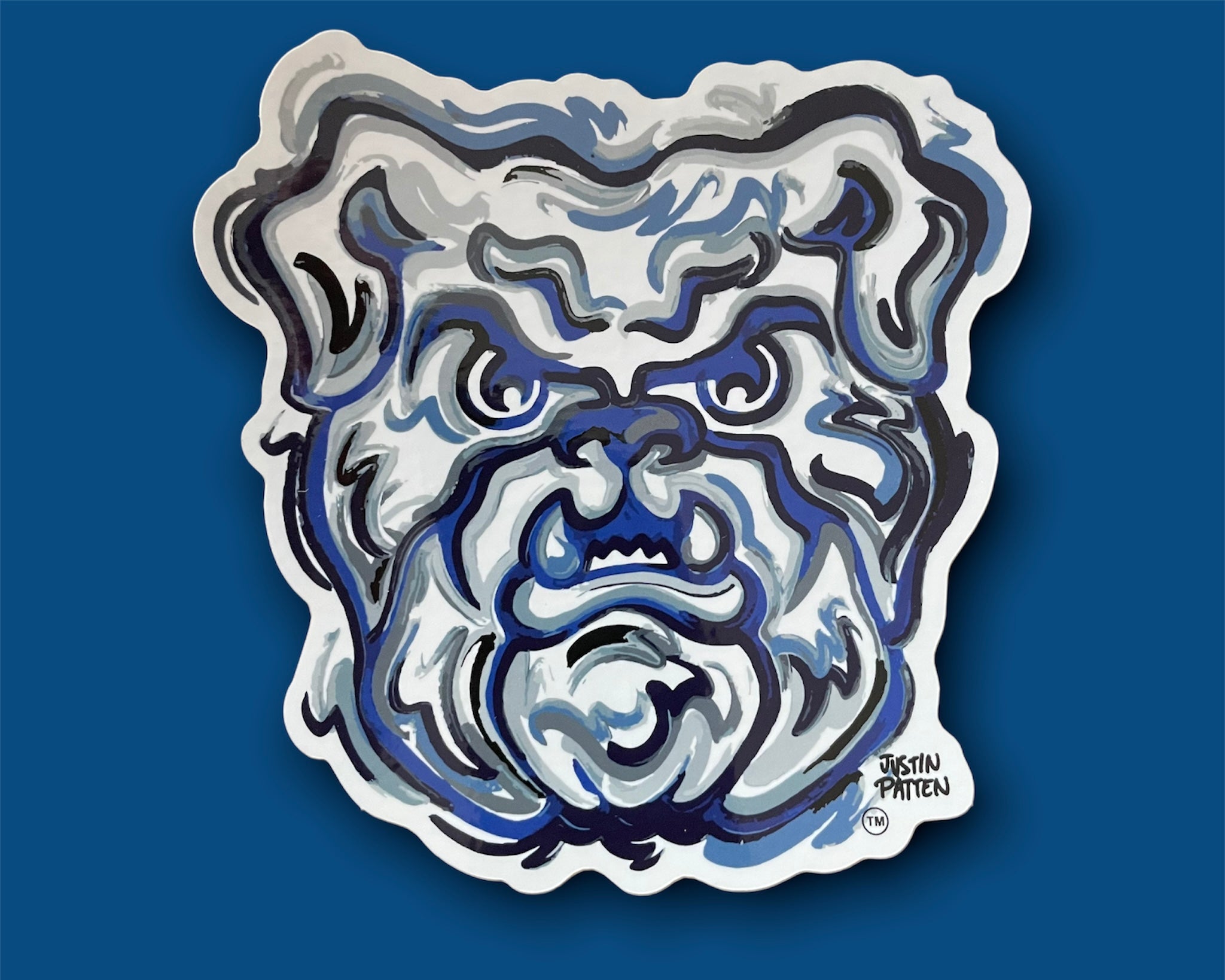 Butler University Vinyl Sticker by Justin Patten