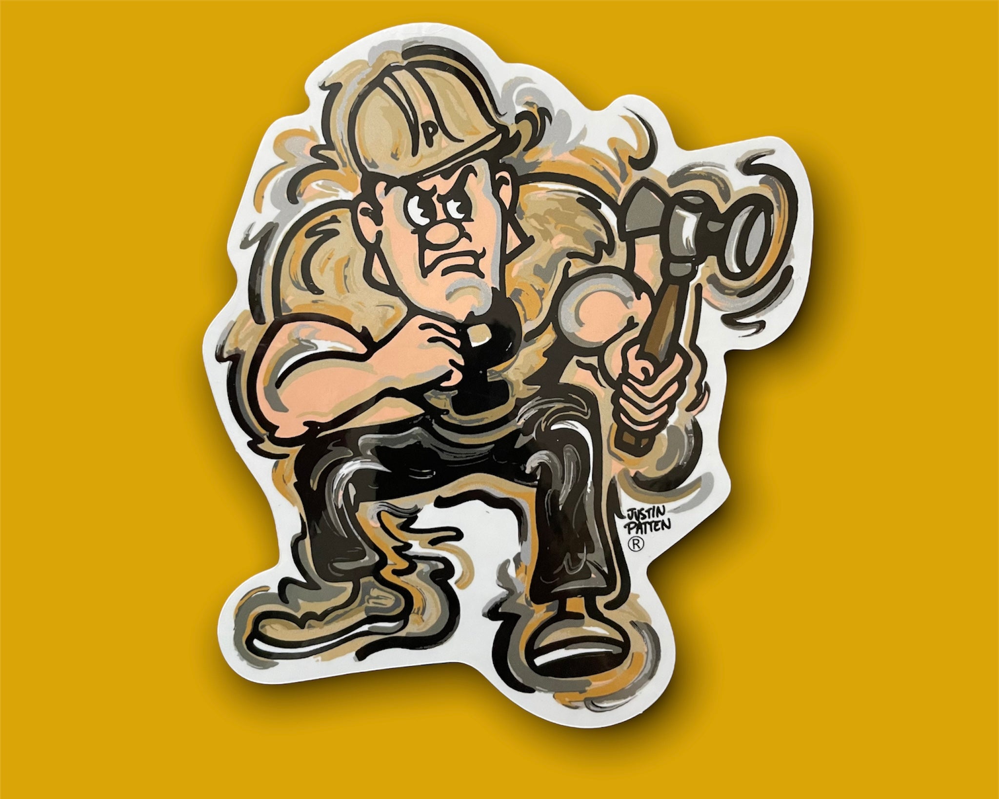 Purdue Pete Vinyl Sticker by Justin Patten