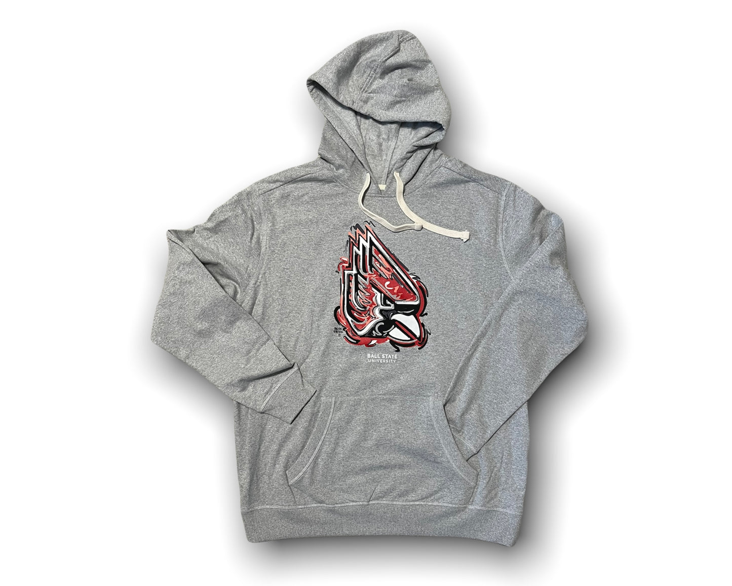 Ball State University Unisex Hoodie by Justin Patten