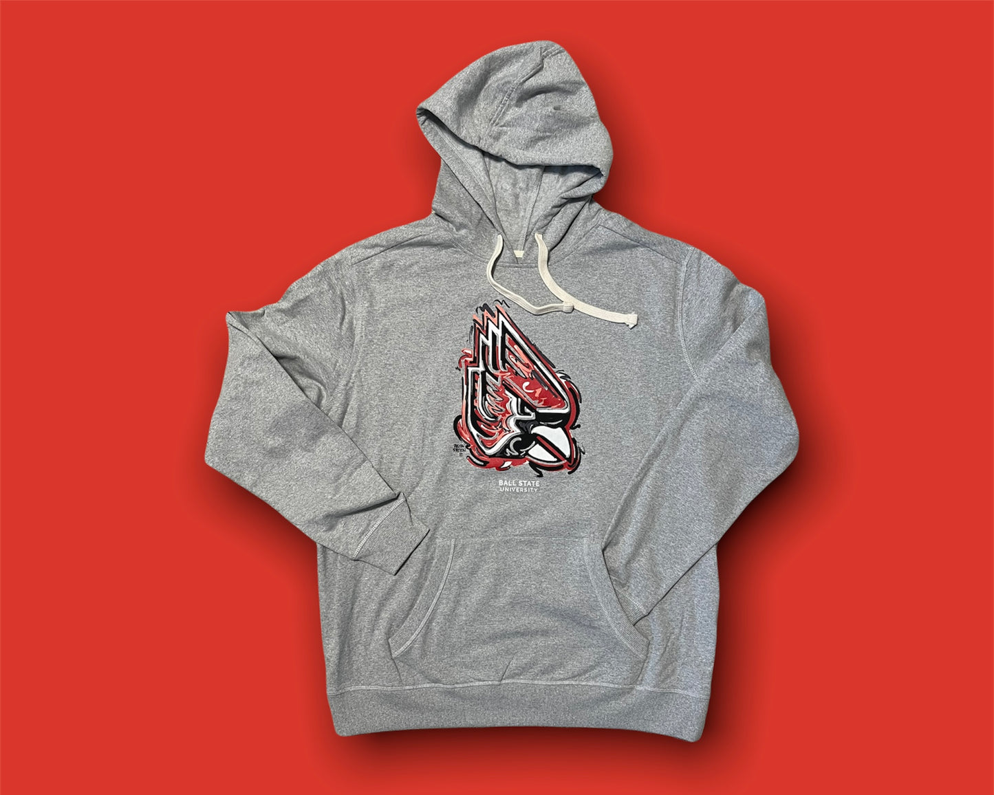 Ball State University Unisex Hoodie by Justin Patten