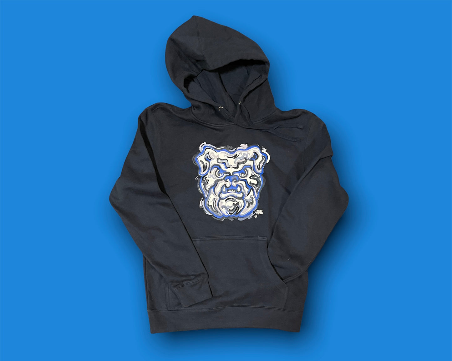 Butler University Bulldog Unisex Hoodie by Justin Patten