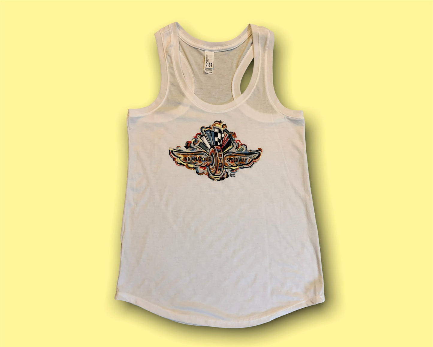 Indianapolis Motor Speedway Wing and Wheel Women's Tank by Justin Patten (3 Colors)