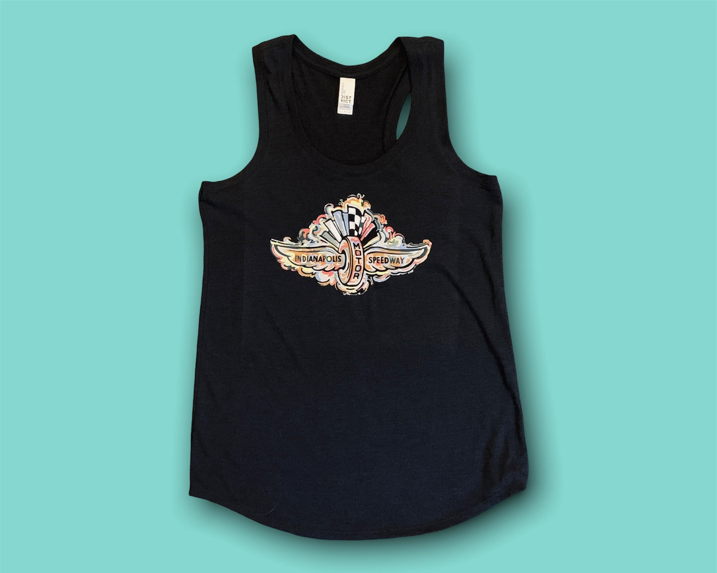 Indianapolis Motor Speedway Wing and Wheel Women's Tank by Justin Patten (3 Colors)