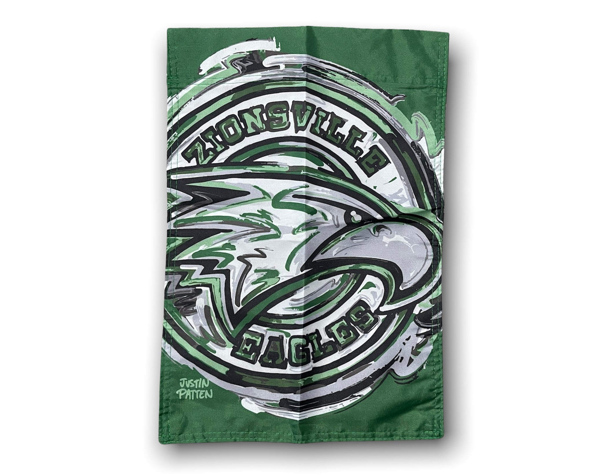 Zionsville Indiana Garden Flag by Justin Patten