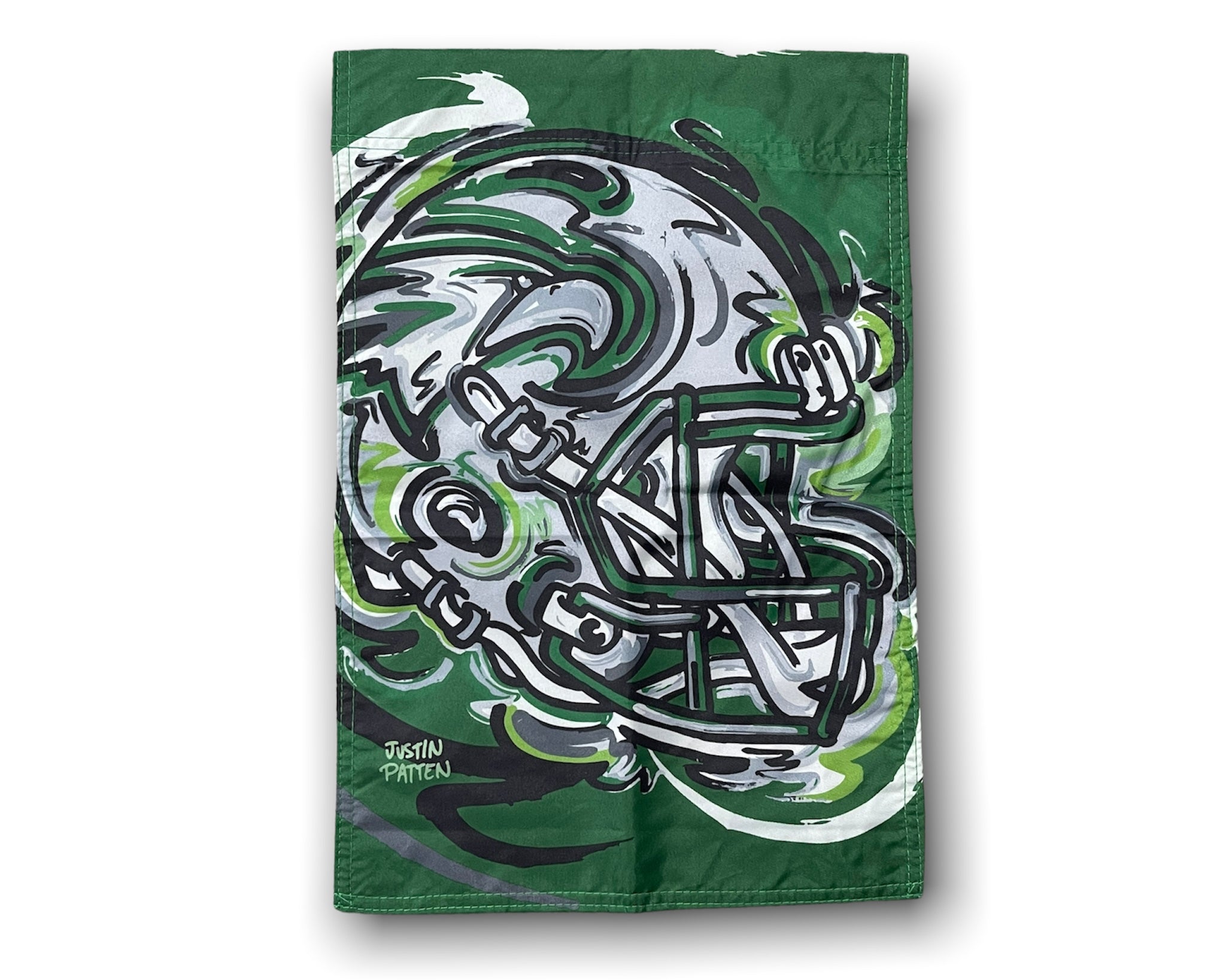 Zionsville Indiana Football Garden Flag by Justin Patten