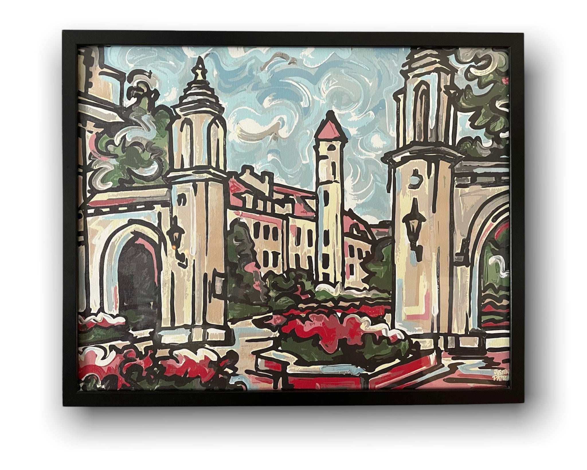 Indiana University 20" x 16" Sample Gates Print by Justin Patten