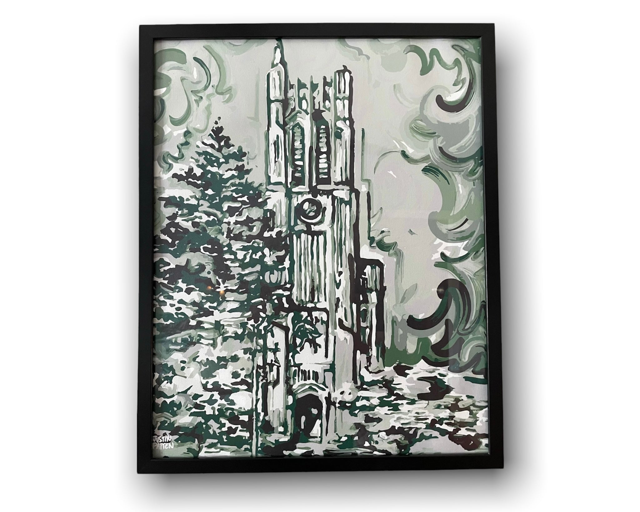 Michigan State University 16" x 20" Print by Justin Patten
