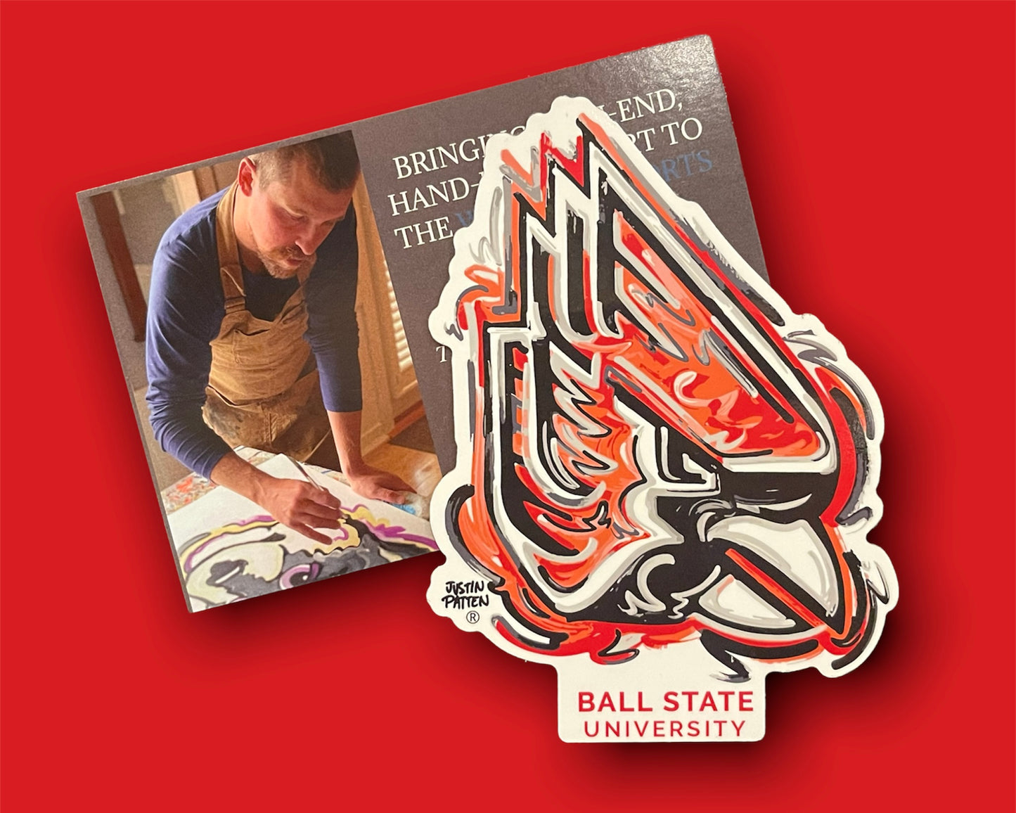 Ball State University Magnet by Justin Patten