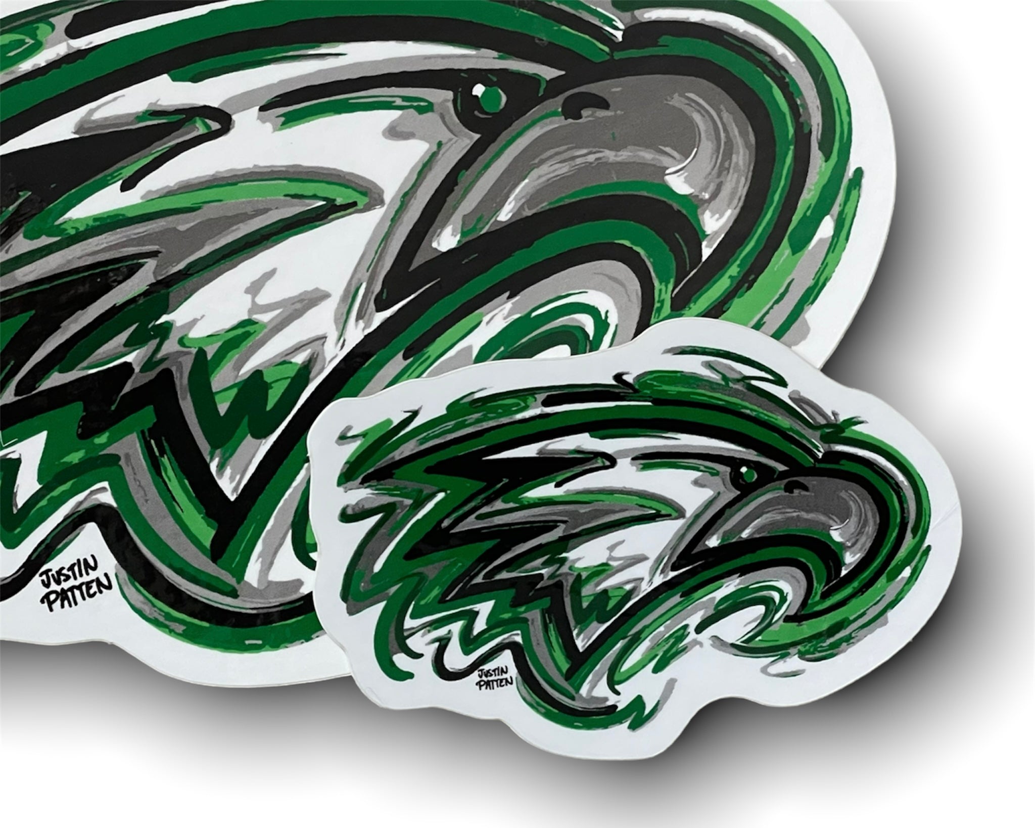 Zionsville Indiana Mini Eagle Sticker by Justin Patten