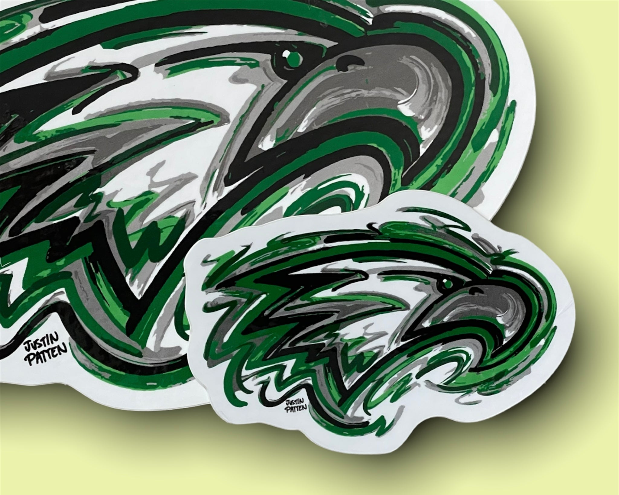 Zionsville Indiana Mini Eagle Sticker by Justin Patten