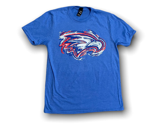 Zionsville Red White and Blue Youth Eagle Tee by Justin Patten