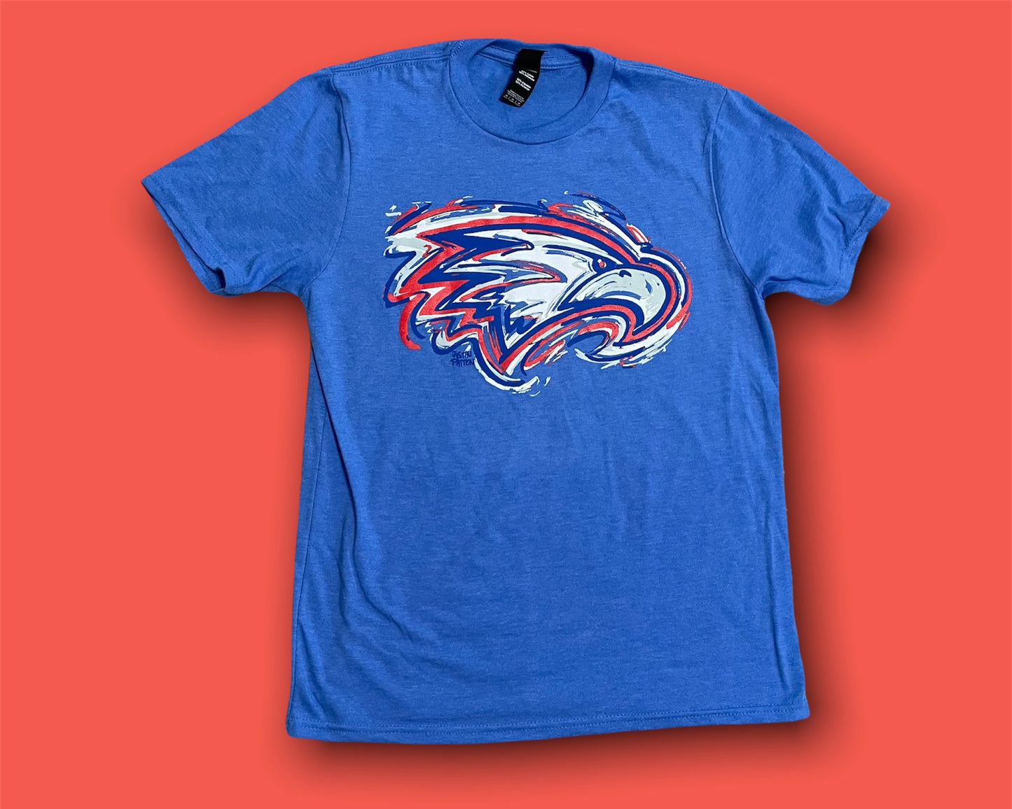 Zionsville Red White and Blue Youth Eagle Tee by Justin Patten