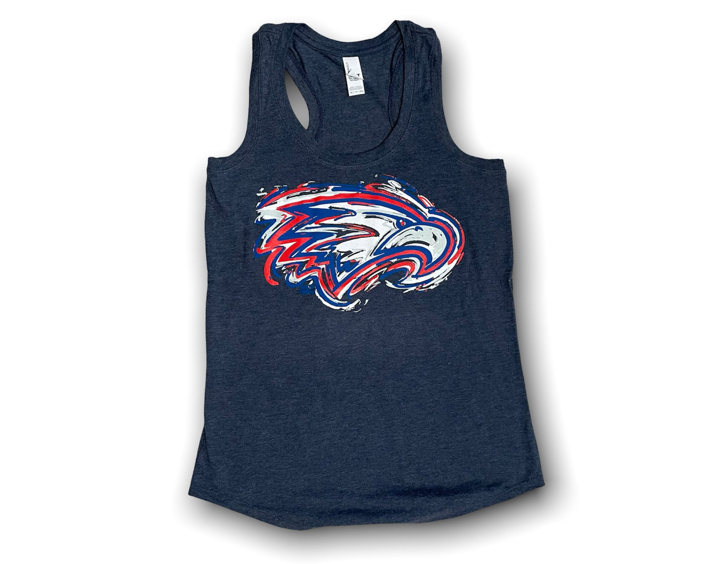 Zionsville Red White and Blue Eagle Women's Tank by Justin Patten