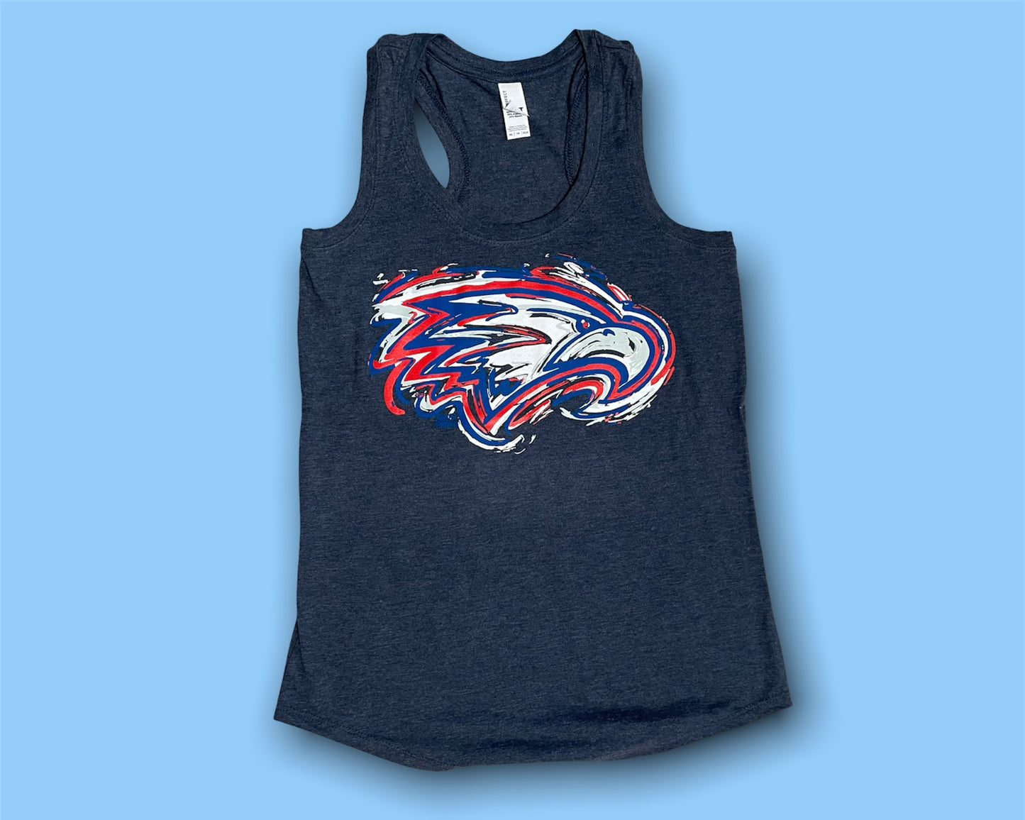 Zionsville Red White and Blue Eagle Women's Tank by Justin Patten