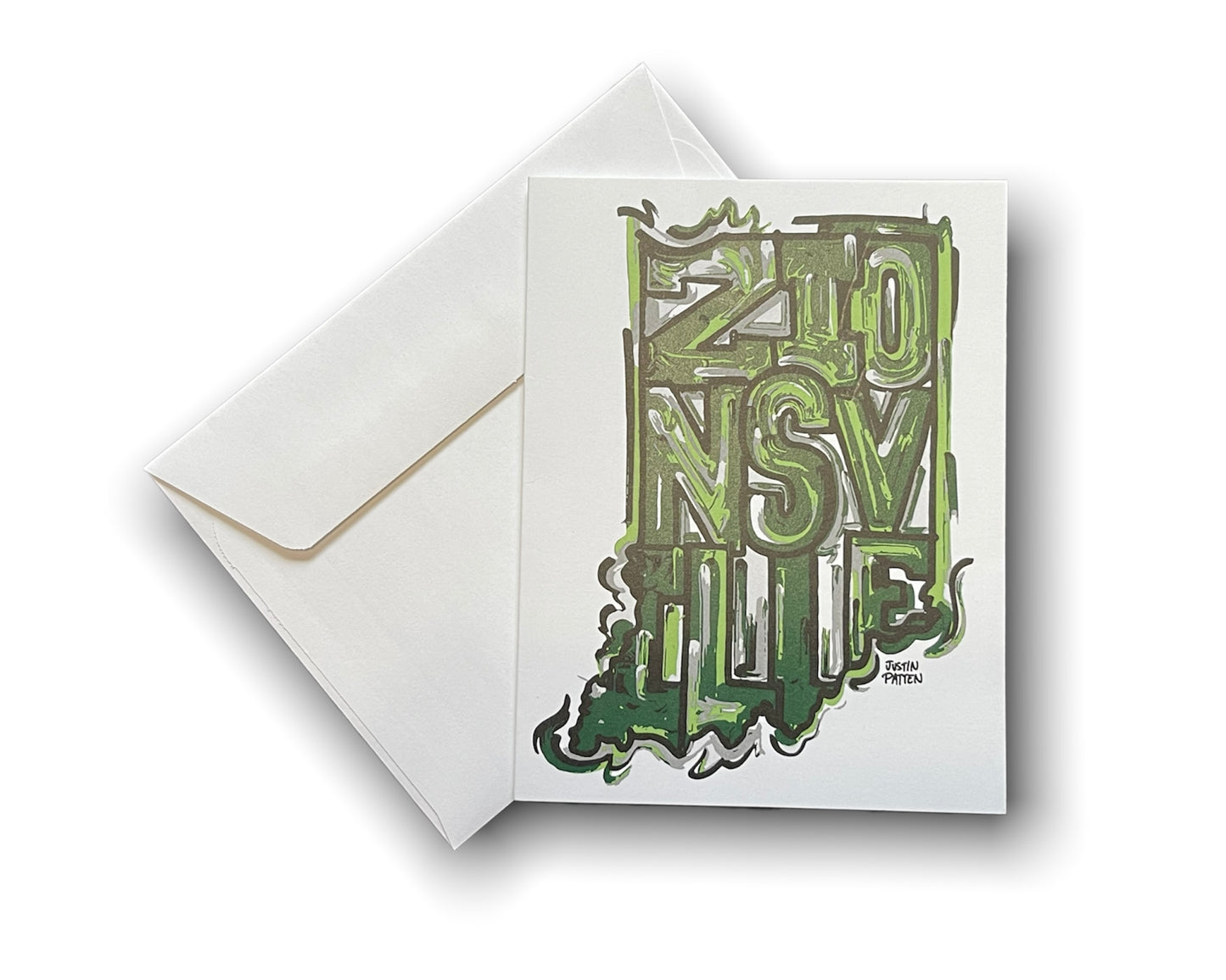 Zionsville Note Card Set of 6 by Justin Patten