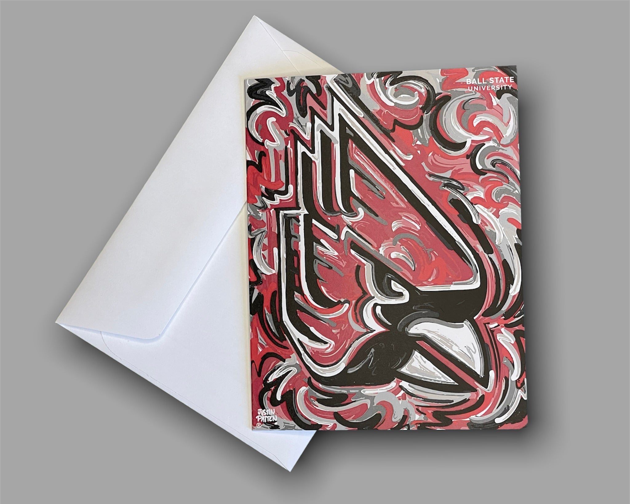 Ball State University Note Card Set of 6 by Justin Patten