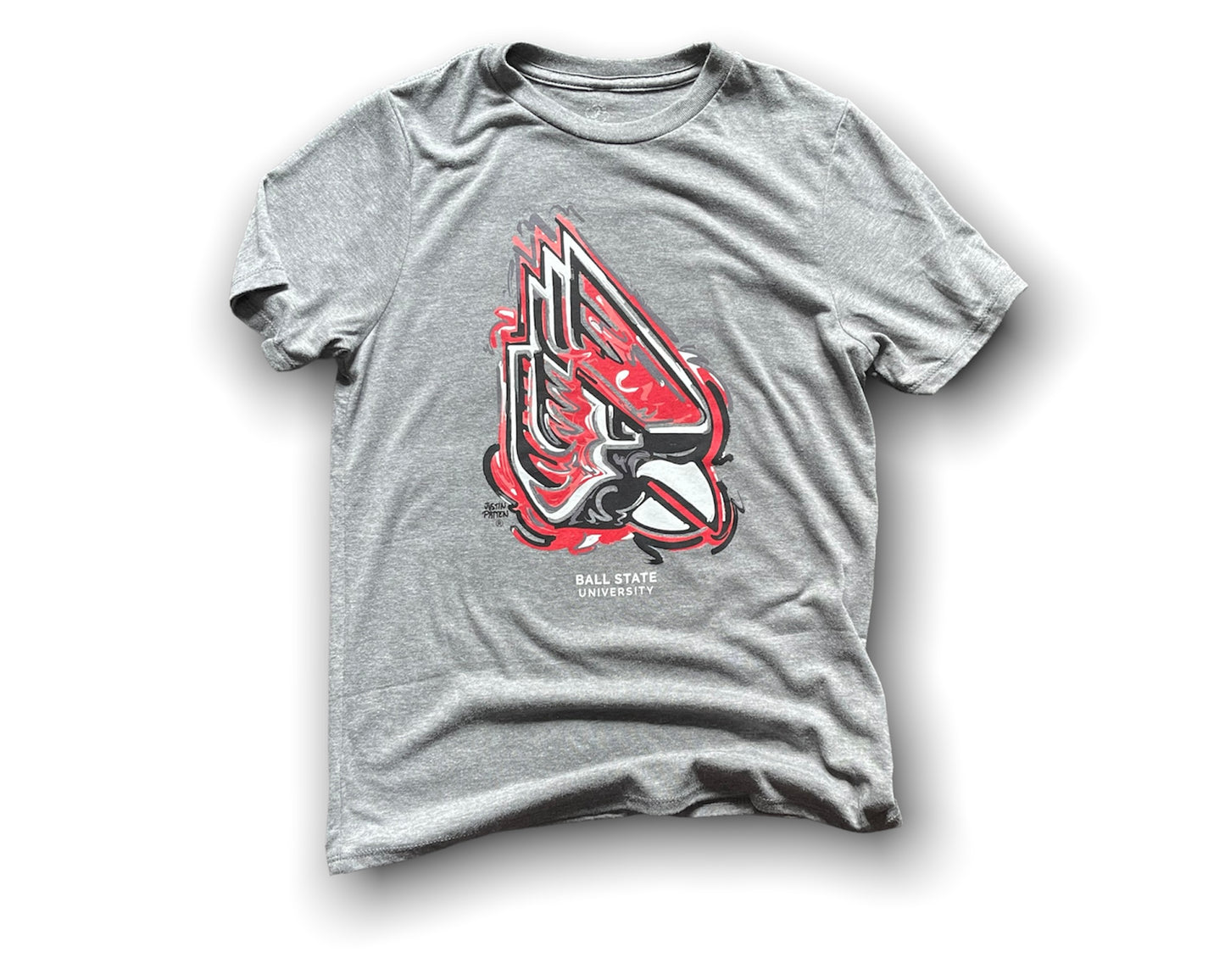 Ball State University Youth Tee by Justin Patten