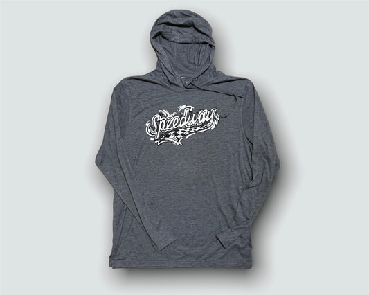 Speedway Unisex Hooded Tee by Justin Patten