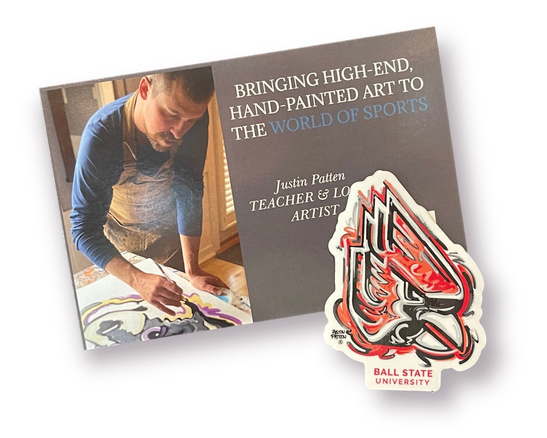 Ball State University Mini Magnet by Justin Patten