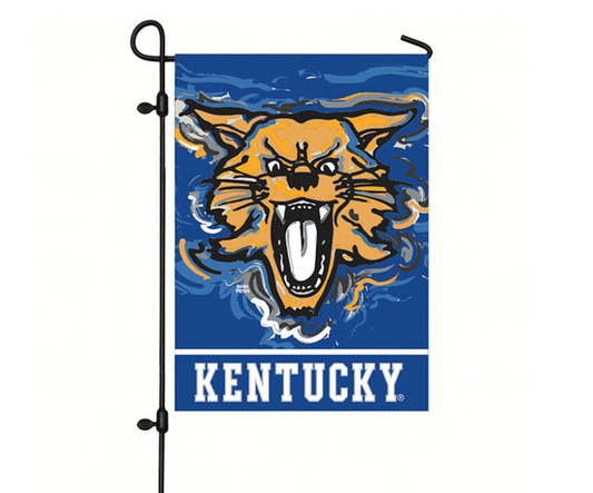 University of Kentucky Garden Flag 12" x 18" by Justin Patten
